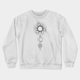 Sun and Moon | Cosmic Wedding Crewneck Sweatshirt